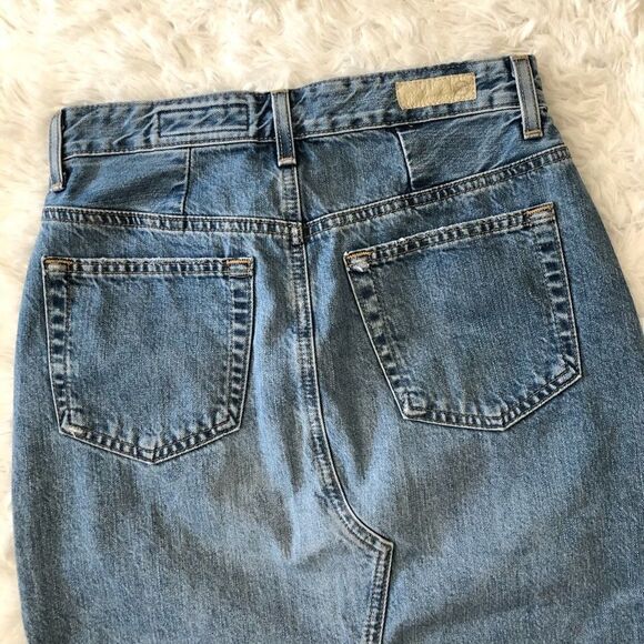 ADRIANO GOLDSHMIED HIGH RISE EMERY DENIM SKIRT s27 - Picture 7 of 13